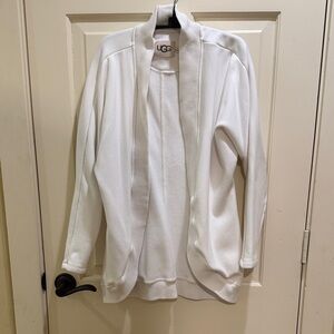 UGG Cream Open Front Cardigan
